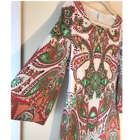 ✨NWOT✨ Multicolor Hippie Boho Dress - Picture 4 of 8